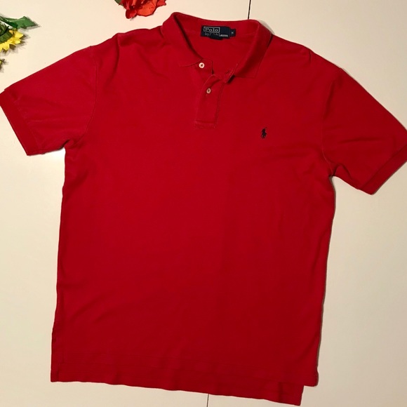 Polo by Ralph Lauren Red Polo Men's Medium - Picture 1 of 4